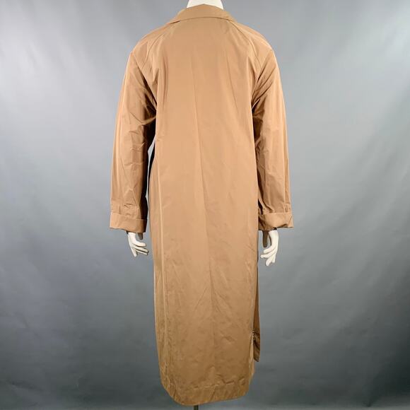 AKRIS Size 10 Beige Polyester Cotton Double Zipper Coat - Picture 4 of 8